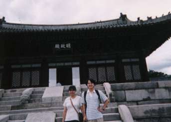 昌慶宮（チャンギョングン）装飾してある階段